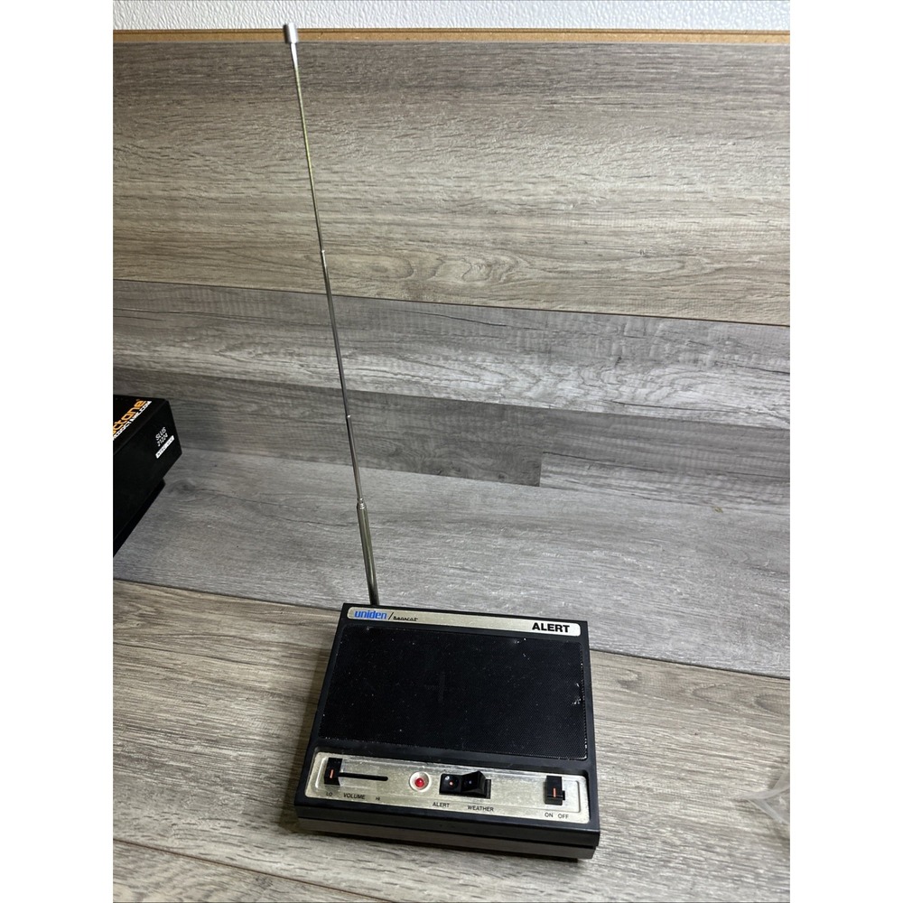 RARE Uniden Bearcat BC-WA Vintage Weather Radio With Alert Tested